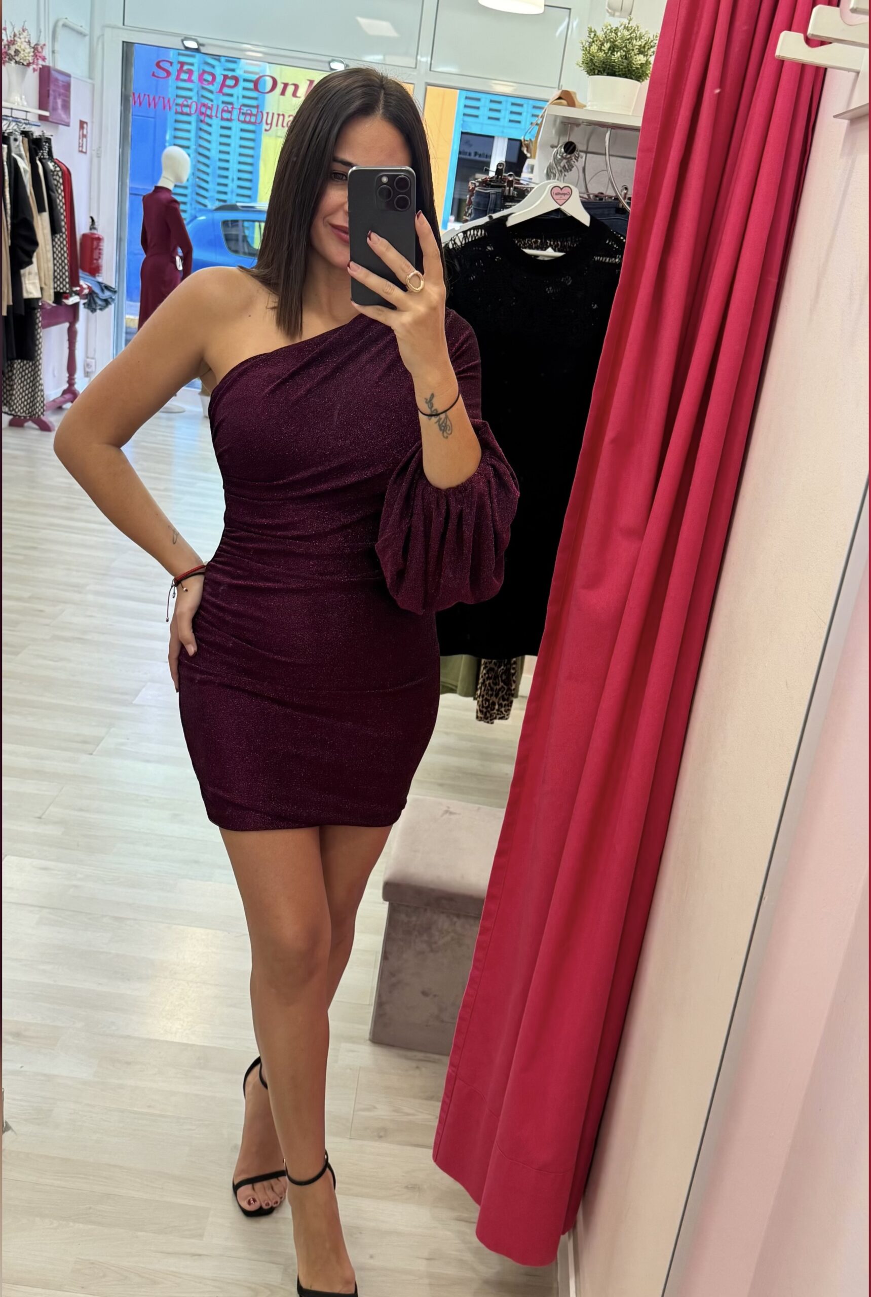 Vestido asimetrico